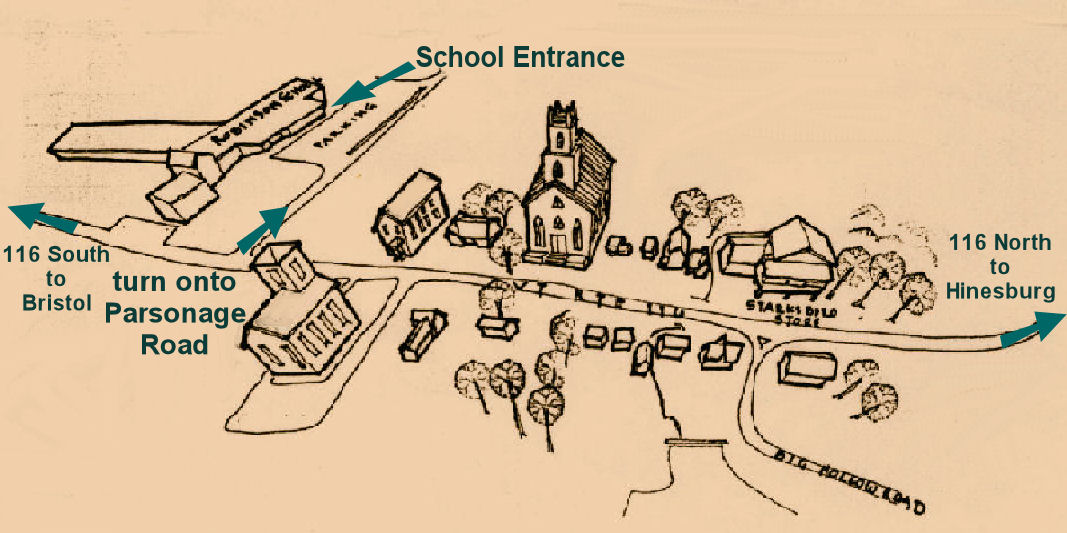 Starksboro Village Meetign House Ham Supper Location Directions