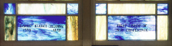 Elijah Hedding Gothic Window in the Starksboro Village Meeting House