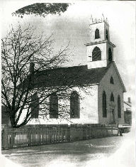 photo of the Starksboro Village Meeting House Starksboro, Vermont VT before 1916