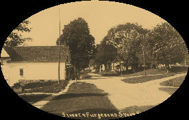Starksboro Historical Society, Starksboro Village Street and Fergusons Store, Starksboro, Vermont (SHS in VT) 
